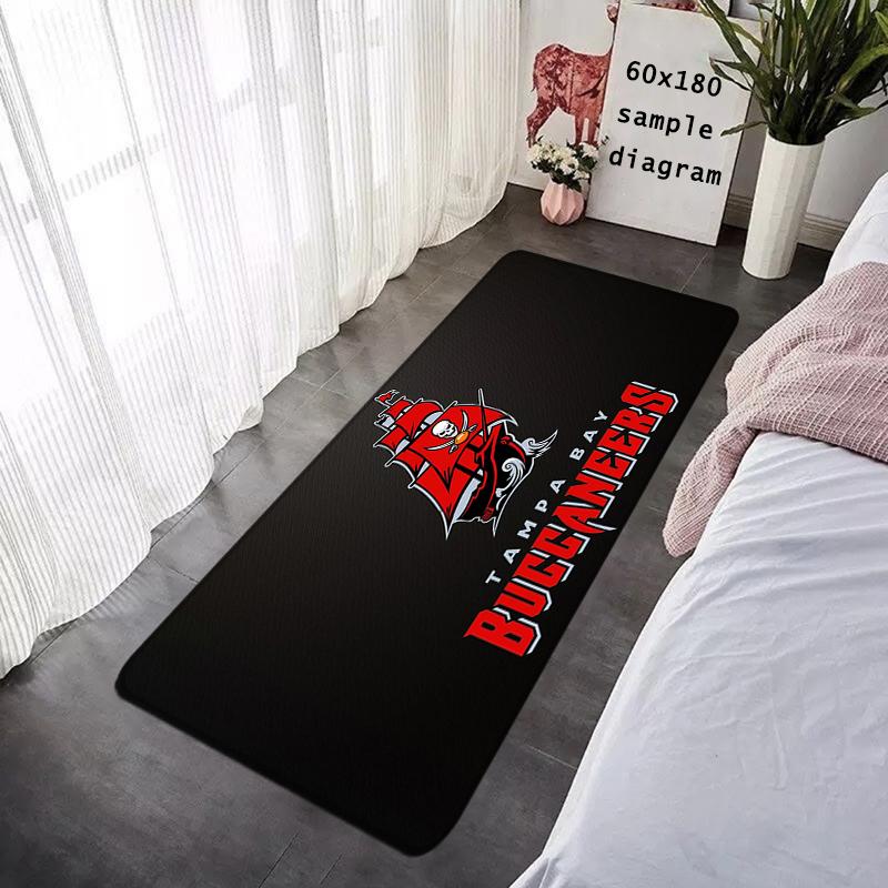 Foot Rug Welcome Floor Mat for Entryway Tampa Bay Buccaneers Bath Hallway Carpet Kitchen Water Absorbed Rugs Fluffy Home Decor