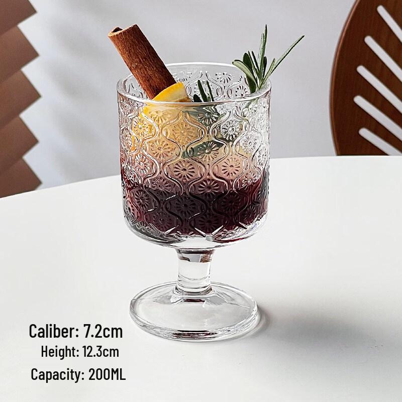 ZISIZ Ins-Style Christmas Mulled Wine Glass