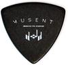 Jim Dunlop Delrin Triangle with Musent Custom Picks Picks, 0.73mm, 24-Pack, Player's (Product Code 411B073-YEL-24P)