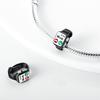 Real Copper Cool Black Series Charm Fit Original Pandora Bracelet Bangle Diy Jewelry Making Gift