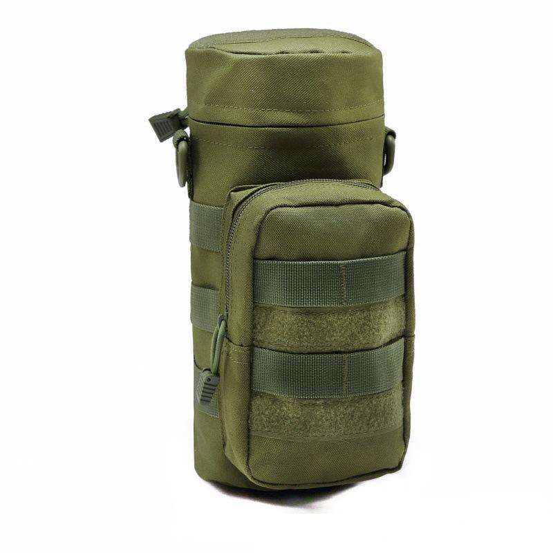 Tactical Multifunctional Water Bottle Pouch with Molle System - Outdoor Military Waist-Mounted Bag