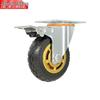 JINGZHOUSHIBANG Light-Duty 4-inch Rubber Swivel Caster Wheel with Brake