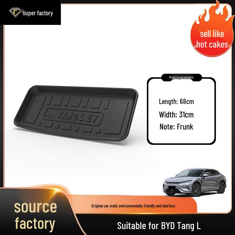 BYD Tang Car Trunk Mat & Backrest Pad: Waterproof, Wear-Resistant for Tang L, DMI, EV, DM Models