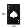 1-10PCS Stainless Steel Spades Bottle Opener Playing Card Credit Card Size Portable Beer Wine Bar Tool Accessories