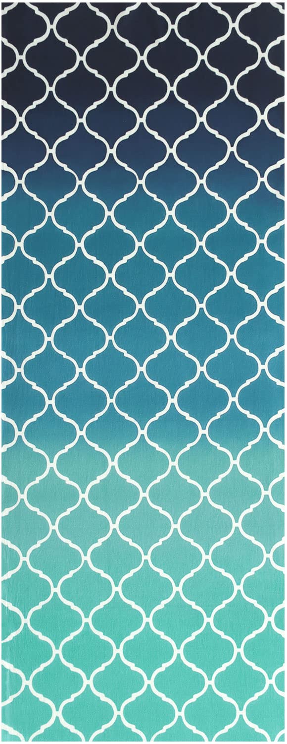 

IKS Тэнугуи Ручной работы в 34 x Скандинавская GD Ткань Премиум Чю-сен Полотенце, Япония, 88см, Узор Марокканский синий , 100% хлопок, (Незаконченный)