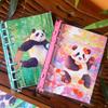 Panda Loose Leaf Notebook PP, High-quality and Thick Notebook, Simple and Detachable Blank Notebook for Students, Diary
