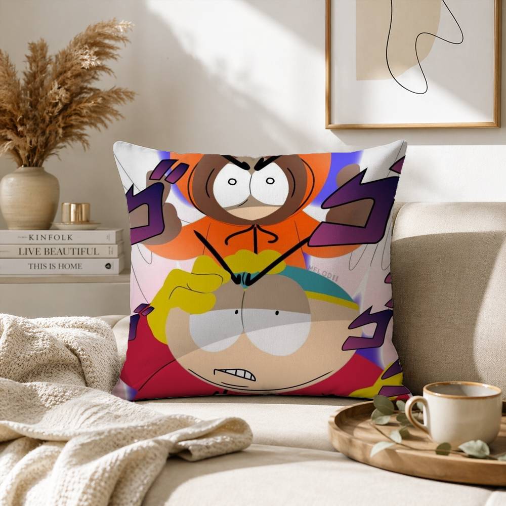 Cartoon S-South P-Park Pillow Case for Sofa Living Room Home office Decor Protective Cover