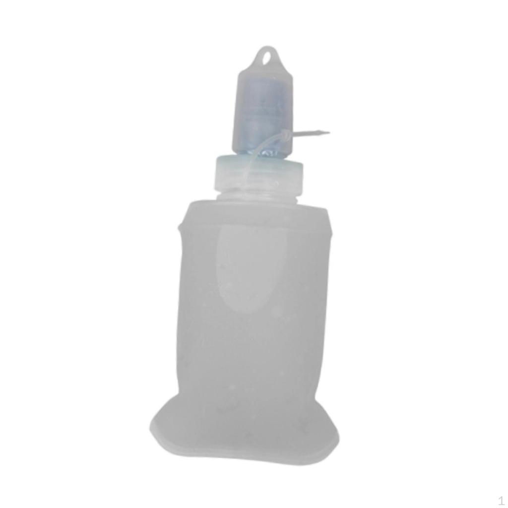 Soft Foldable TPU Water Bottle for Running Backpacking Hiking Gym Outdoor Activities