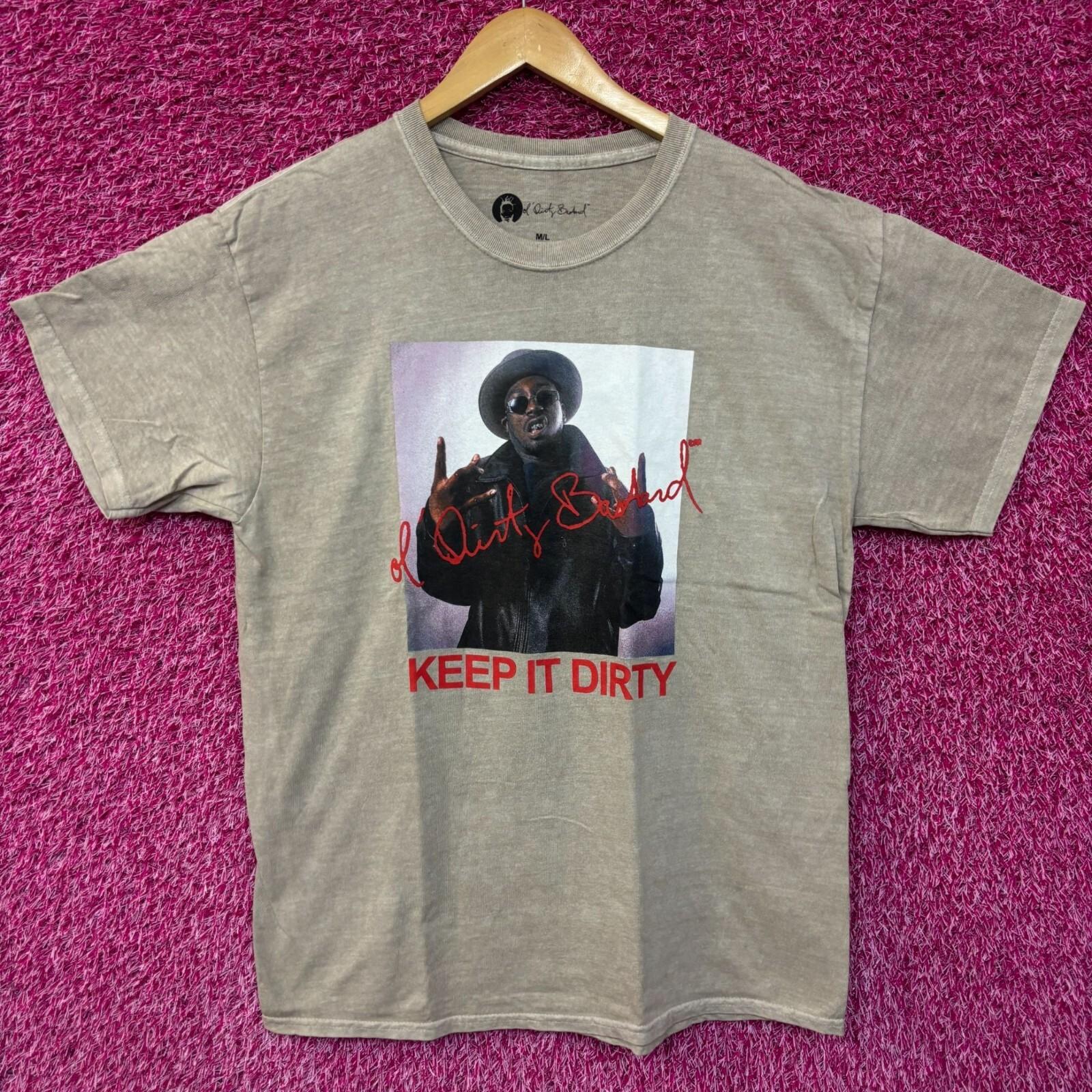 Wutang clan Ol  Dirty Bastard Keep it Dirty rap tee S