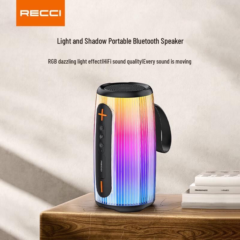

Recci RSK-W45 Portable Bluetooth Speaker with RGB Light