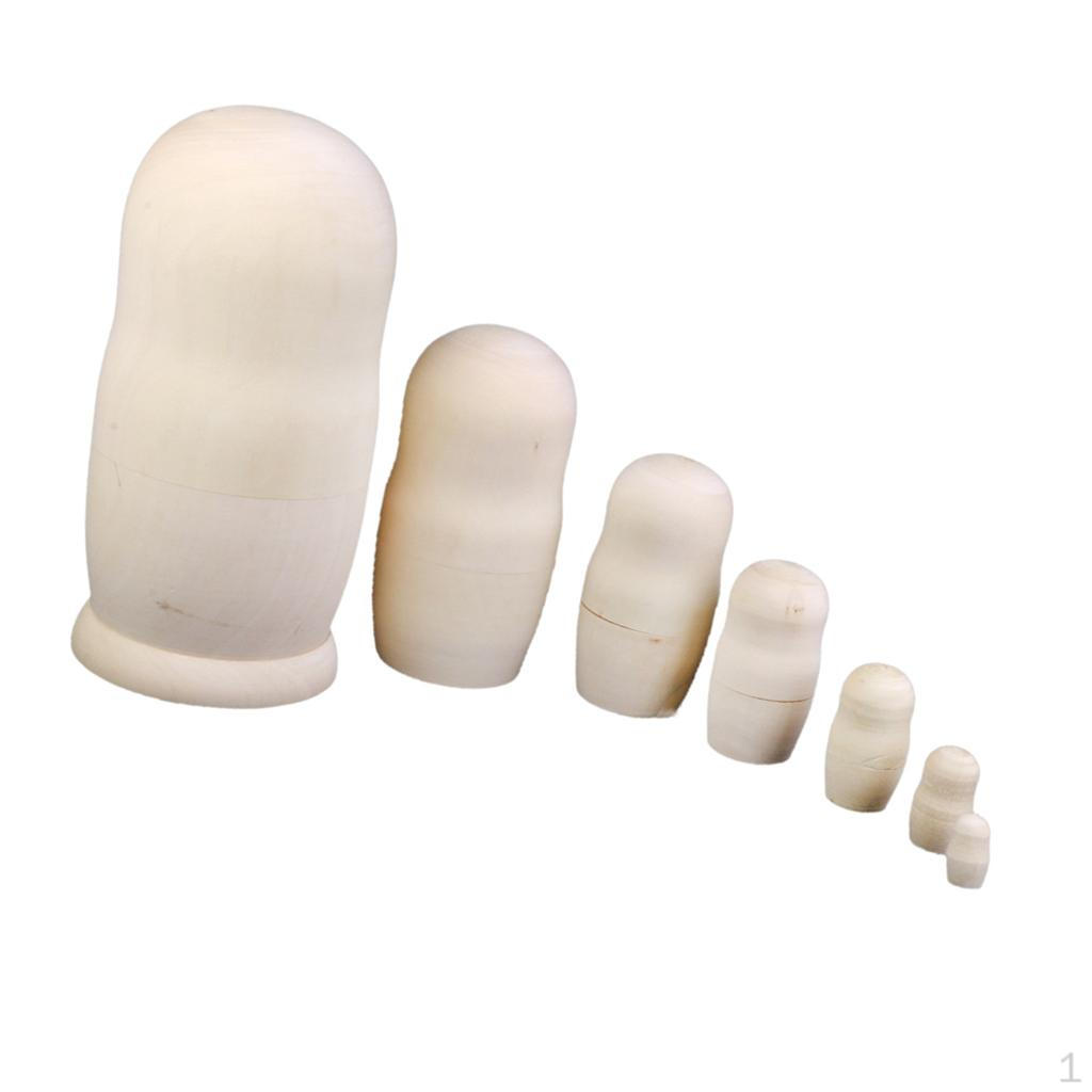 

7Pcs Blank painting Russian Nesting Dolls