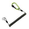 Multifunctions Fishing Safety Lanyards Retractable Coiled Tethers with Carabiner