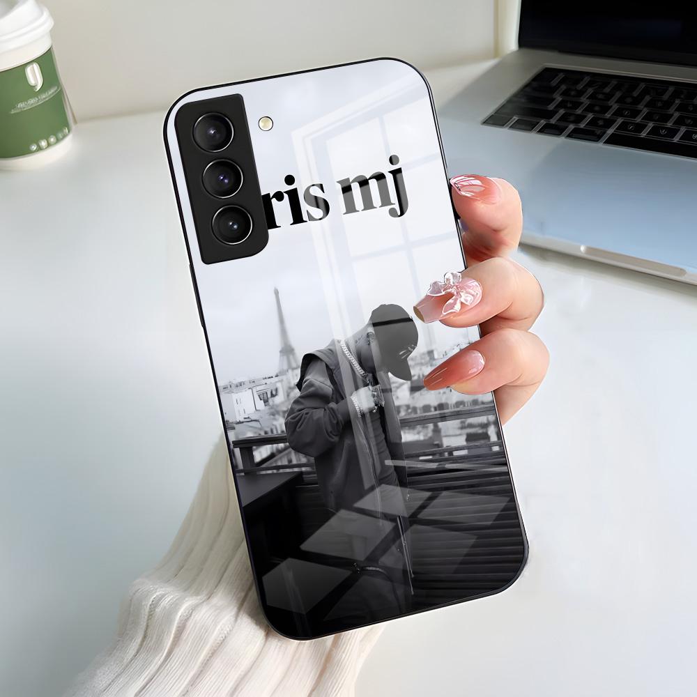 Cris MJ Singer Phone Case For Samsung A56 A36 A26 A16 A15 A25 A35 A55 A14 A34 A24 A54 Glass Case Samsung A51