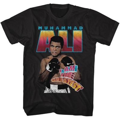 Muhammad Ali I Am The Greatest Heavyweight Boxing Champion Men's T Shirt