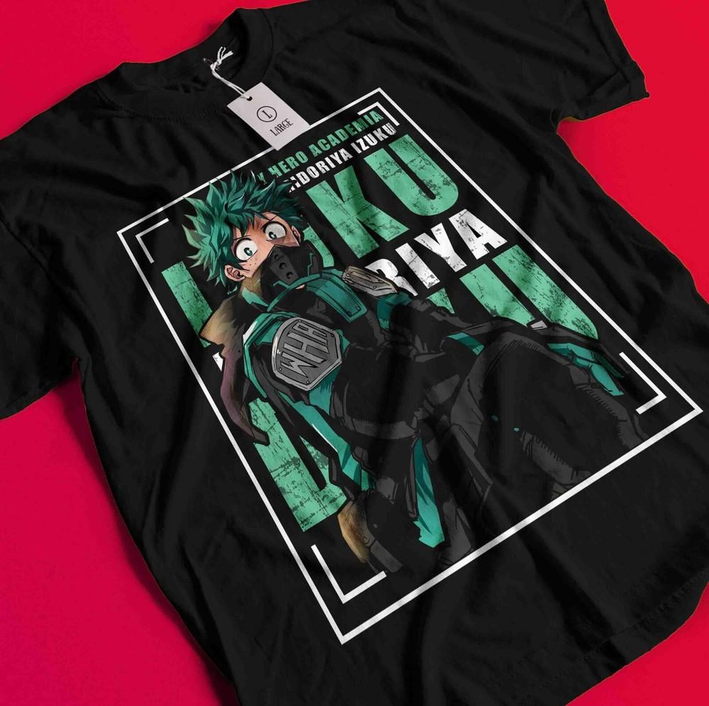 

Deku T-Shirt My Hero Academia Bakugo Katsuki Tee Anime Midoriya Dabi Shoto Shirt BB884 L