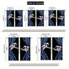 Modern Astronaut Themed Curtains Space Adventure Made Polyester Suitable Bedrooms Set Of 2 With Rod Pocket Bedroom Decor