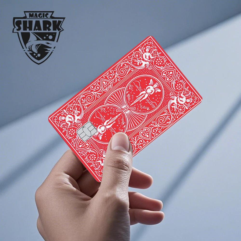 Magic Shark Fashin King Poker Geldspiel Controller Drache 3M Matt Dünne Aufkleberfolie Skin für Debit Bank Kreditkarte