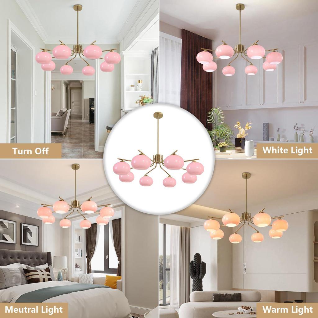 Modern Nordic Cream Chandelier - Luxury Living Room & Restaurant Lighting