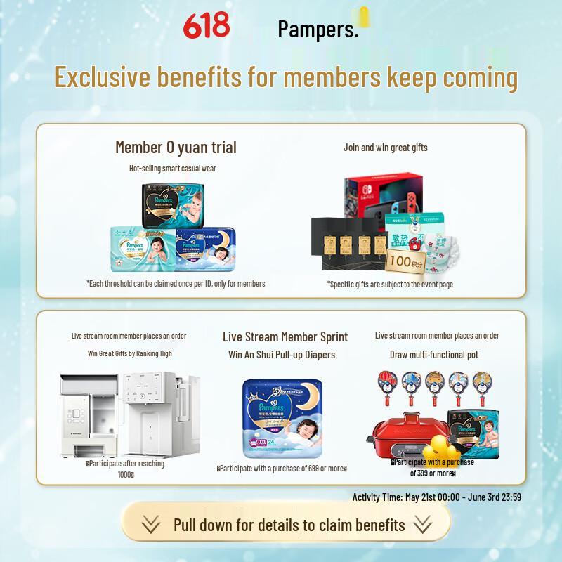 Pampers Premium Protection Ultra-Thin Diapers