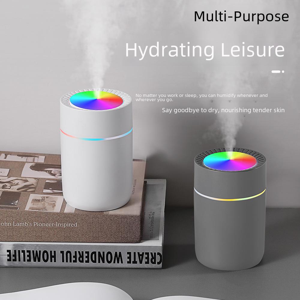 Colorful USB Mini Car Humidifier: Silent Aromatherapy Machine & Gift