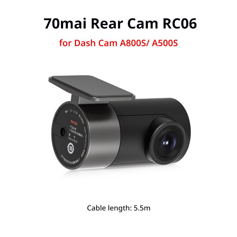 70mai Rear Cam RC06 RC12 RC14 RC22 RC24 RC41 Interior Cam FC02 for 70mai Dash Cam Dual-Channel Recording Parking Recording