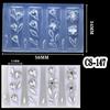 Silicone Nails Embellishment Molds Flower Theme Small Accessories Crafting Molds Suitable for Beauty Enthusiasts Present