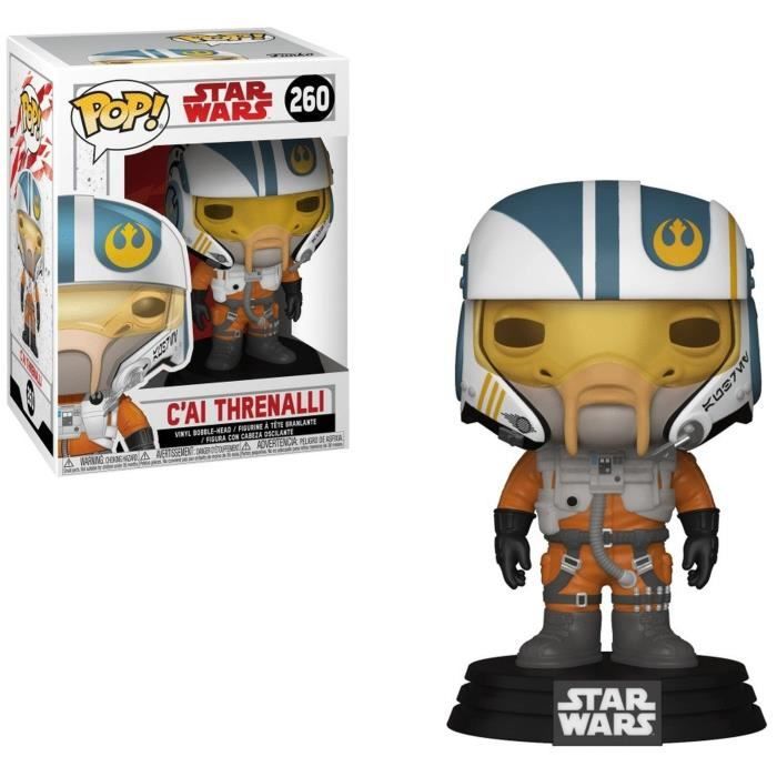 Figurine Funko Pop! Star Wars Ep.8: Pilote C'ai Threnalli