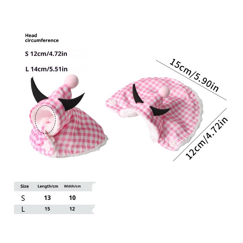 Fun Warm Bull Horn Bird Cloak Cover Keep Warm For Winter Go Out Costume Bird Warm Clothing Parrot Cloak Thickened Bird Clothes