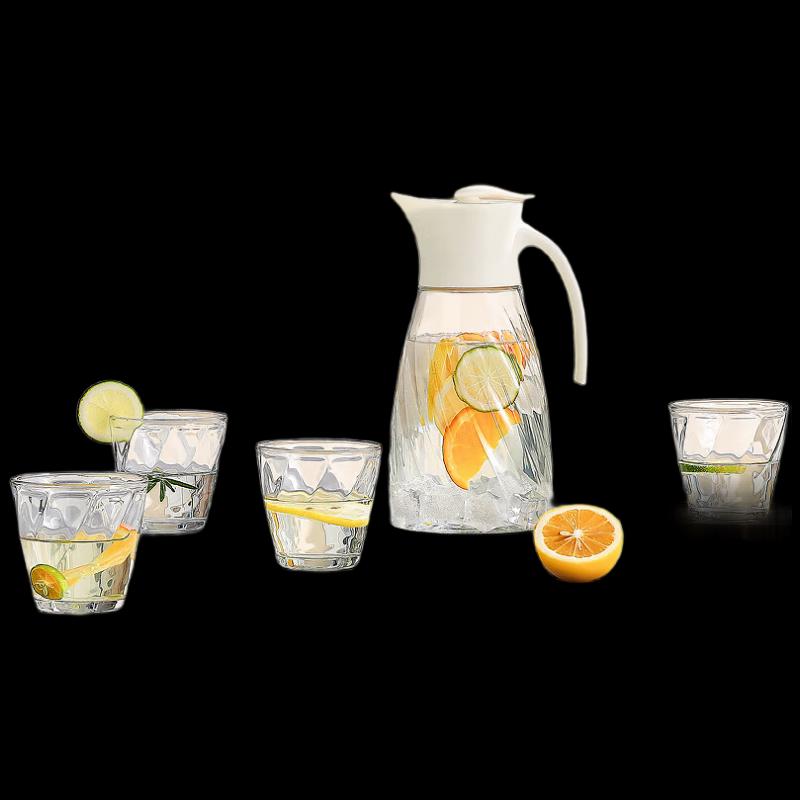 Bailock Cloud Luan 5-Piece Glass Drinkware Set