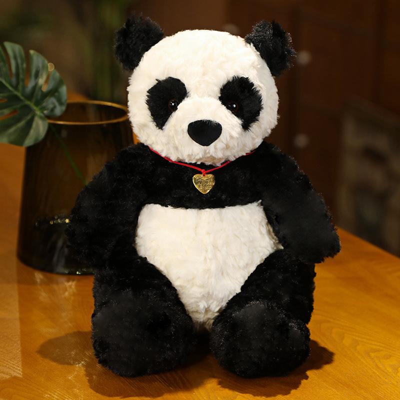 303850Cm Lovely Plush Panda Bear Rabbit Toys Fluffy Animal Pillow Stuffed Soft For Children Girlfriend Birthday Xmas Gift