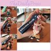 Demon Colorful Slayer Cartoon Metal Keychain Creative Decoration Key