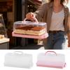 Rektangulärt brödförvaringsfodral Brödlåda med bärhandtag för transport av kex Kök Kexbänk Bageri Bröd