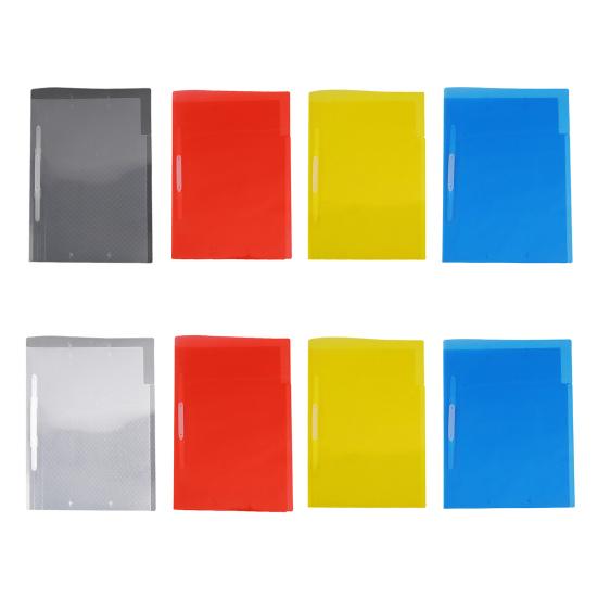 12 Pcs Plastic File Folders Clear Document Organizer with Clip Paper Folders Pockets for Office School Supplies