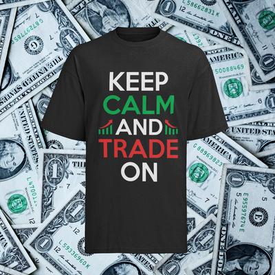 Day Trading Shirt Herren Stock Aktien Money Get Rich Keep Calm and Trade On