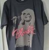 Unisex-Shirt Baumwolle Oversize Große Größe Blondie Debbie Harry Vintage-Look T-Shirt
