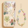 Flower Mobile Phone Case Spring Suitable for Samsung S26ultra Transparent S25 Small Fresh/24plus Lanyard S23 + Set