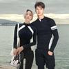 Women's Long Sleeve Korean Diving Suit - Slim Fit, Sun-Protective Snorkeling & Surfing Quick-Dry Swimsuit