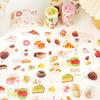 Mu Ran Cute Washi Paper Sticker Roll - Cartoon Decorative Sealing Patterns for Planners
