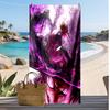Shidou Ryusei Printed Quick Dry Beach Towel Super Absorbent Soft Lightweight Bath Towel for Pool Summer Travel