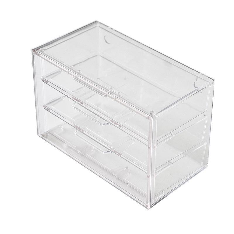 Transparent Multi-Grid Jewelry and Contact Lens Storage Box - Dustproof Display Organizer