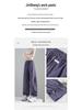 Women's High Waist Purple Parachute Jumpsuit - 2025 Loose Fit, Quick-Dry Ice Silk Hiking Pants