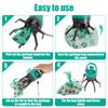 Portable Dog Poop Scooper with Holder Claw Clip Pooper Bag Dispenser Dog Walker Waste Picker for Small Medium Large Dogs