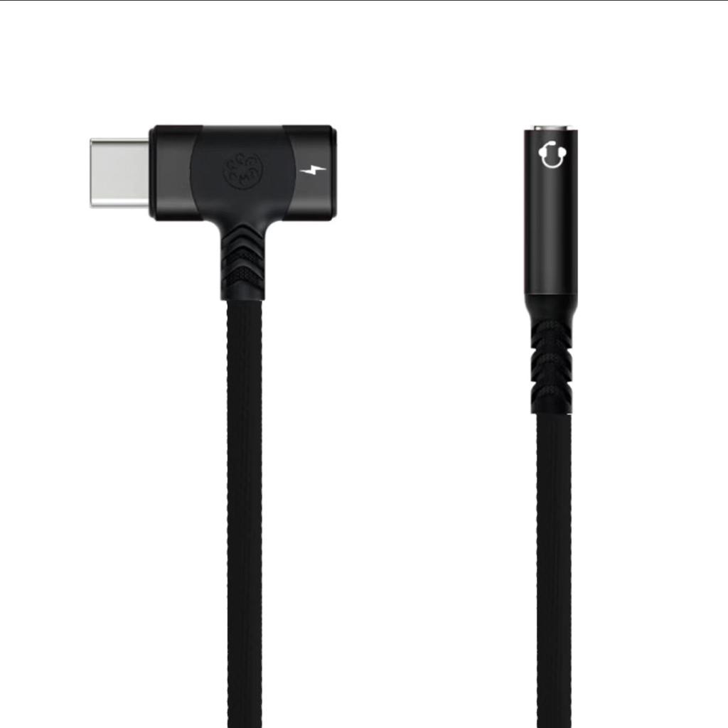 2 In 1 Type C To 3.5mm Female Sound Connectors Wear Resistant for Smartphone Music Performances Headphone Stereo Cord