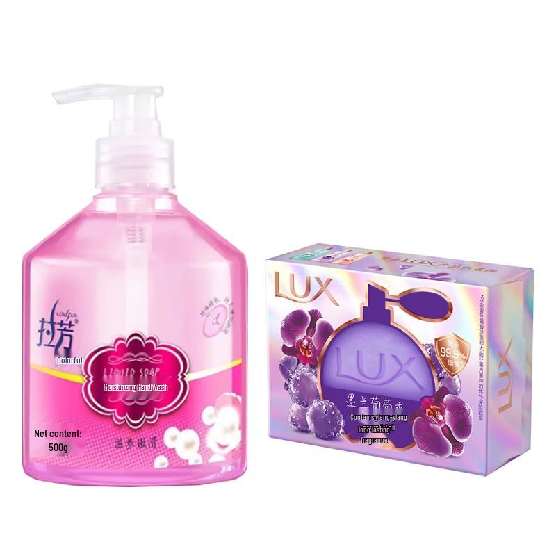 Lux Summer Refreshing Family Pack Soap & Hand Sanitizer Set