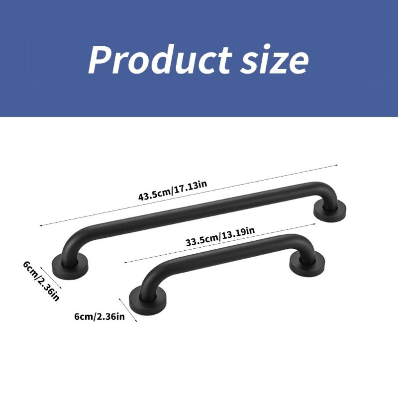 2 Stück Badezimmer Duschgriff Edelstahl Handlauf Duschsicherheits-Haltegriff für Badewannen und Duschen Einfach zu installieren