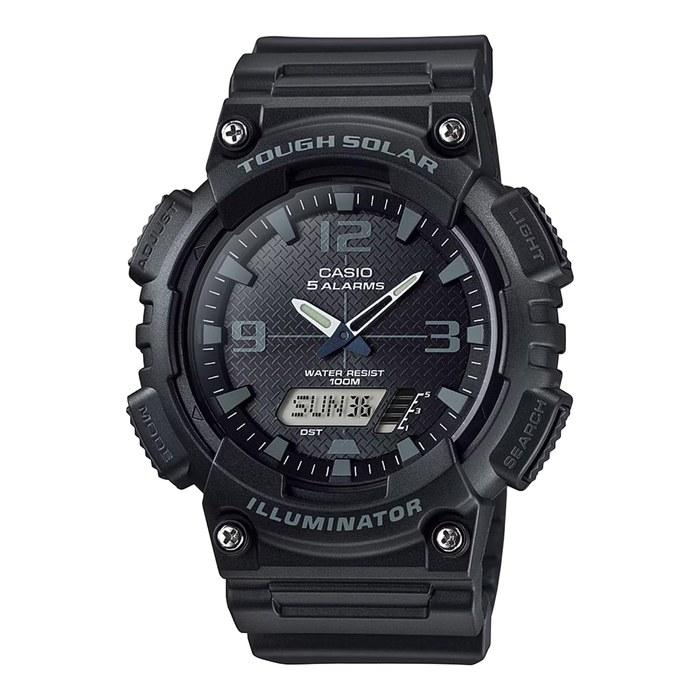 Casio Tough Solar Analog-Digital Quartz Watch AQ-S810W-1A2V Men s Black (Type-2)