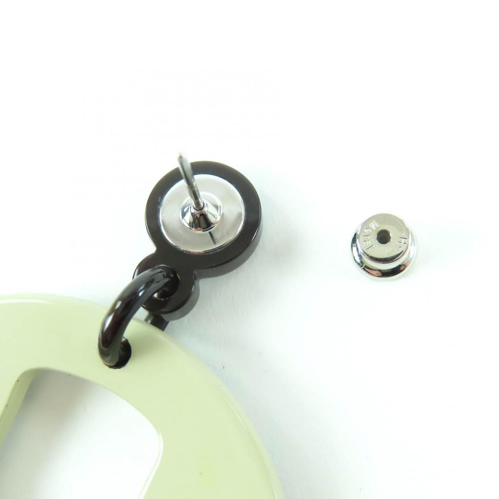 Świetne Kolczyki HERMES H Equipe Nautic z rogu bawolego lakierowane Damskie Używane