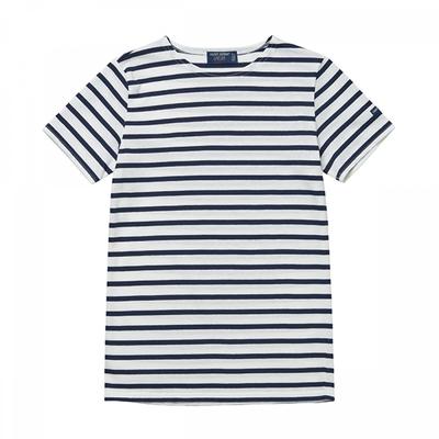 SainT James Kids T shirT Modern sTripe Neige Marine