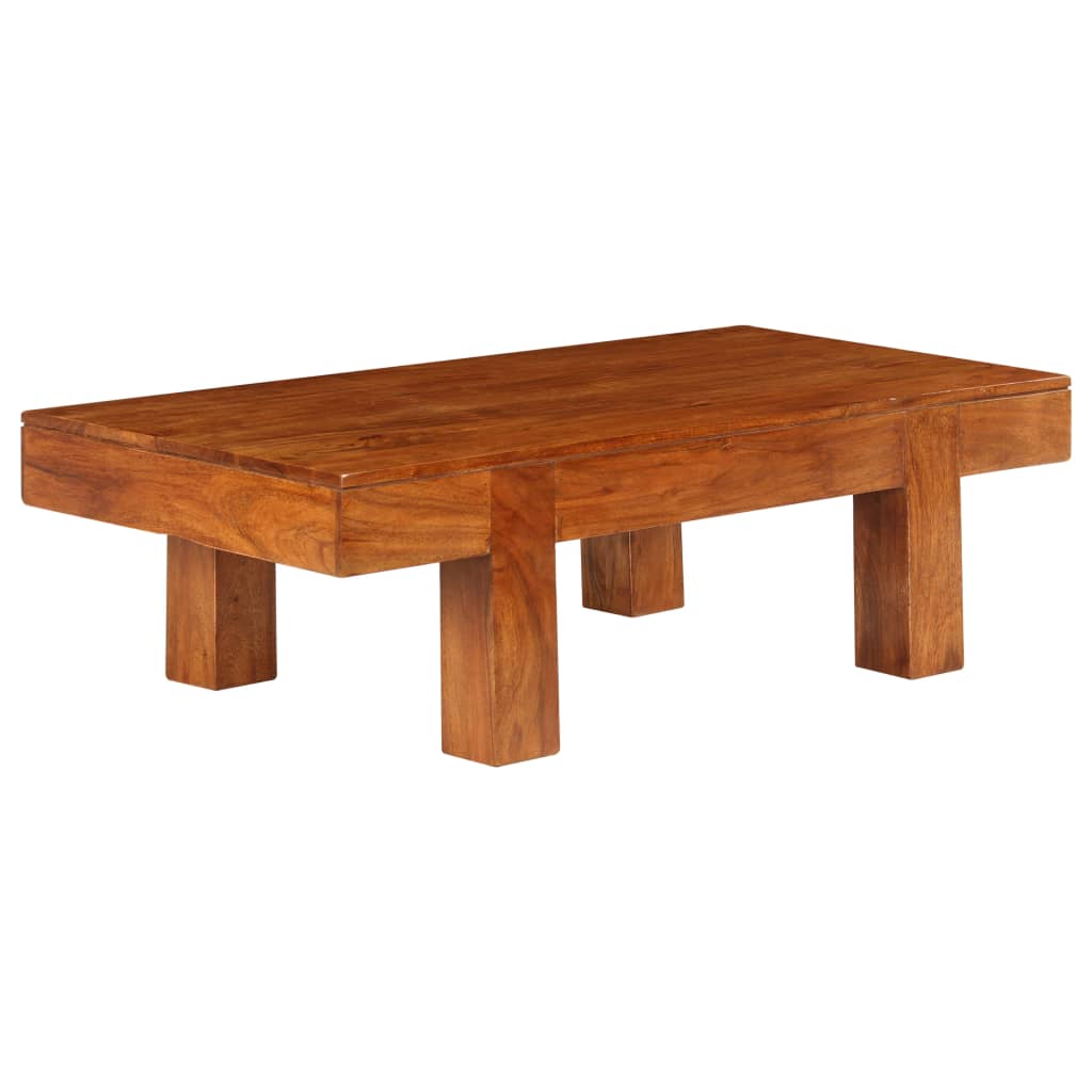 Solid Wood Coffee Table with Honey Colored Finish 100 x 50 x 30 cm