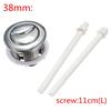 Plastic Dual Flush Toilet Water Tank Push Button With 2 Rod For 38 48 58Mm Hole